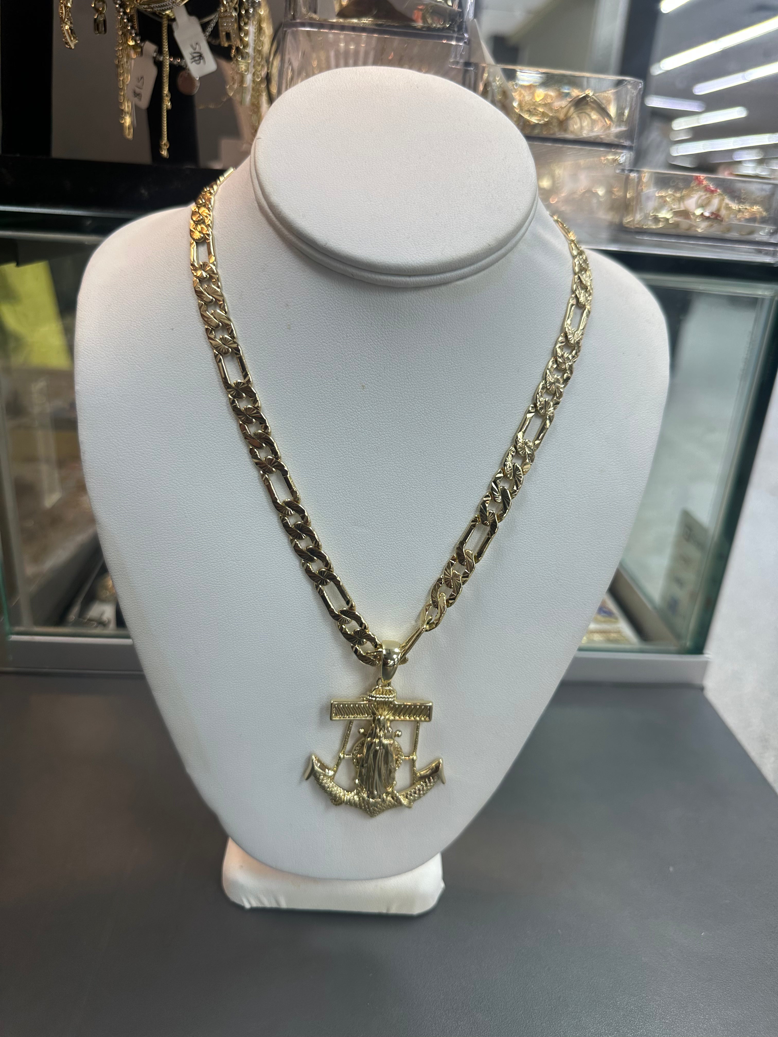 Gold plated chain 22”